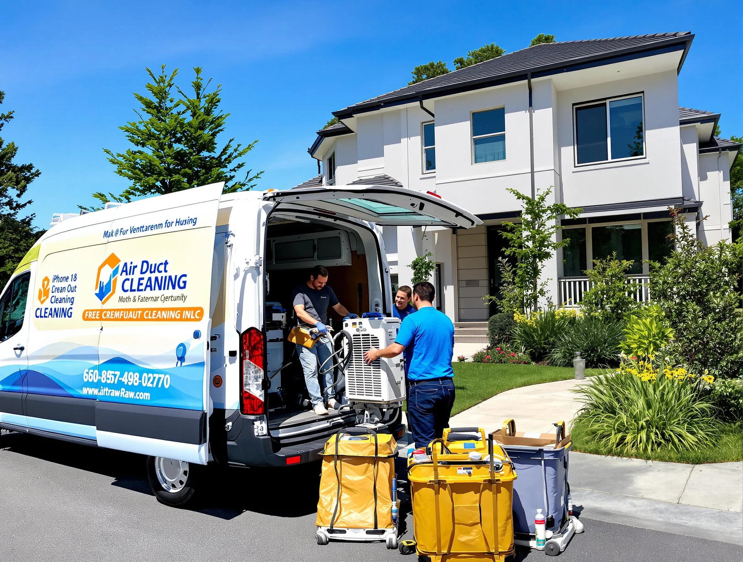 Glen Allen Air Duct Cleaning technician performing professional air duct cleaning in Glen Allen