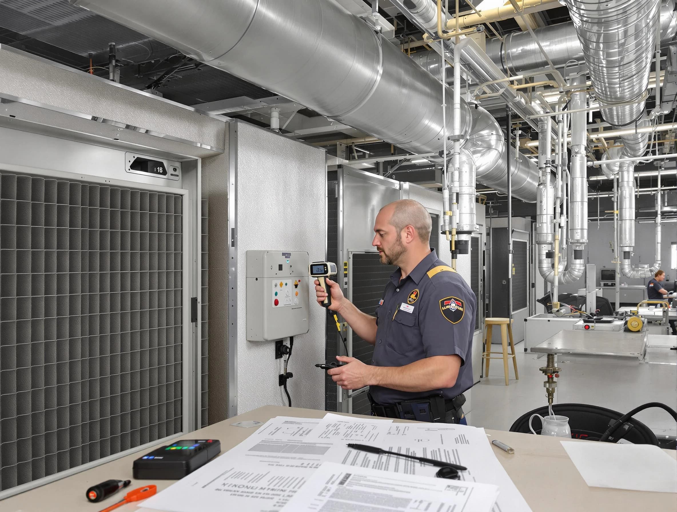 Professional filter system inspection by Glen Allen Air Duct Cleaning in Glen Allen