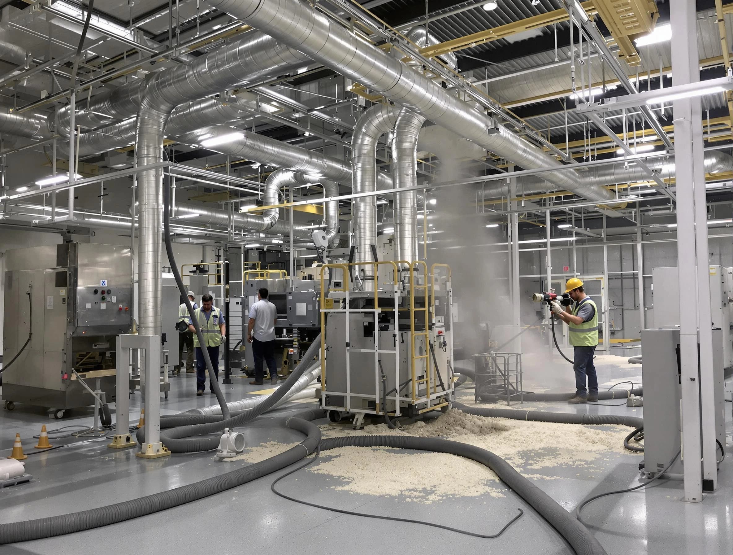 Heavy-duty industrial duct cleaning by Glen Allen Air Duct Cleaning in Glen Allen