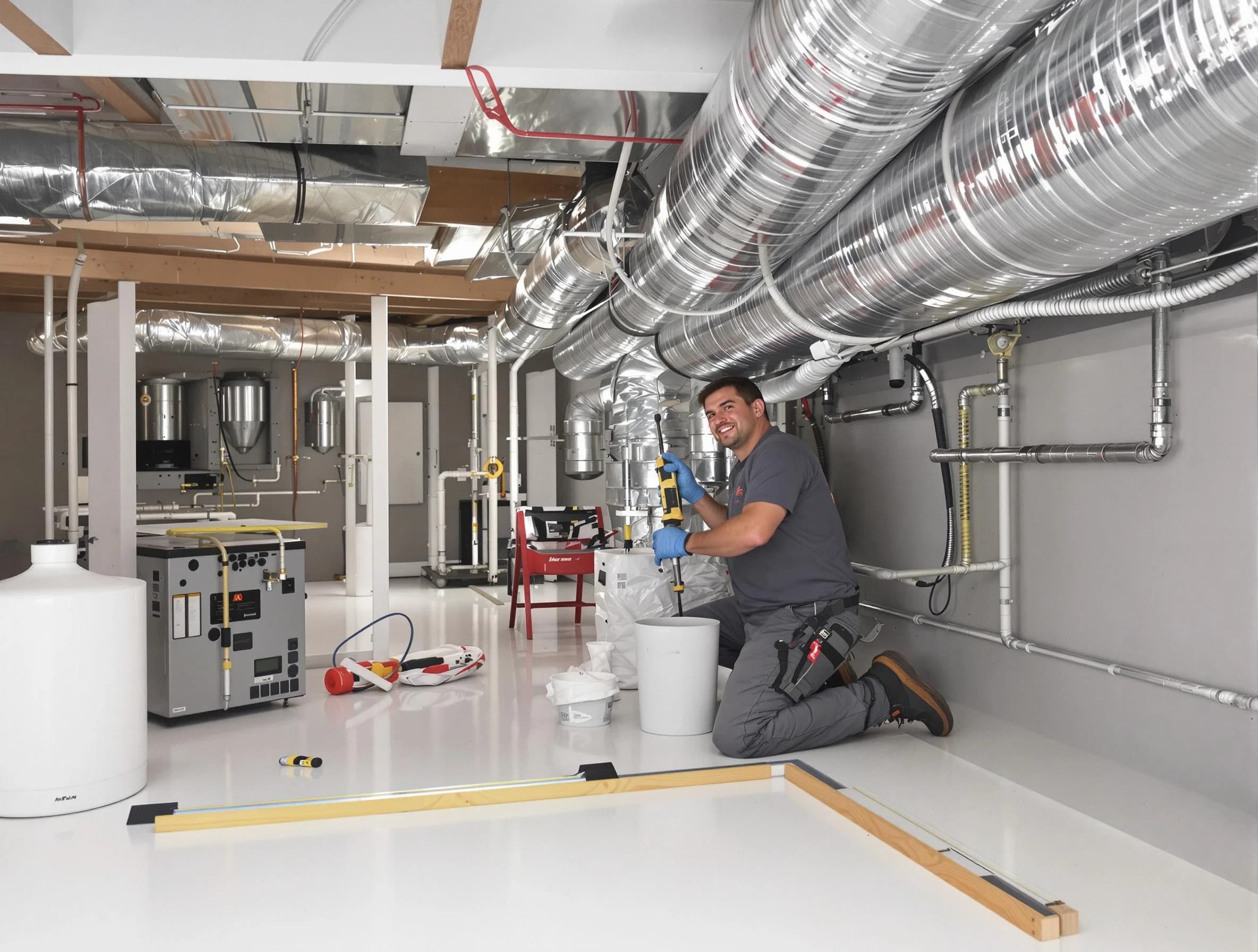 Professional duct sealing service by Glen Allen Air Duct Cleaning in Glen Allen