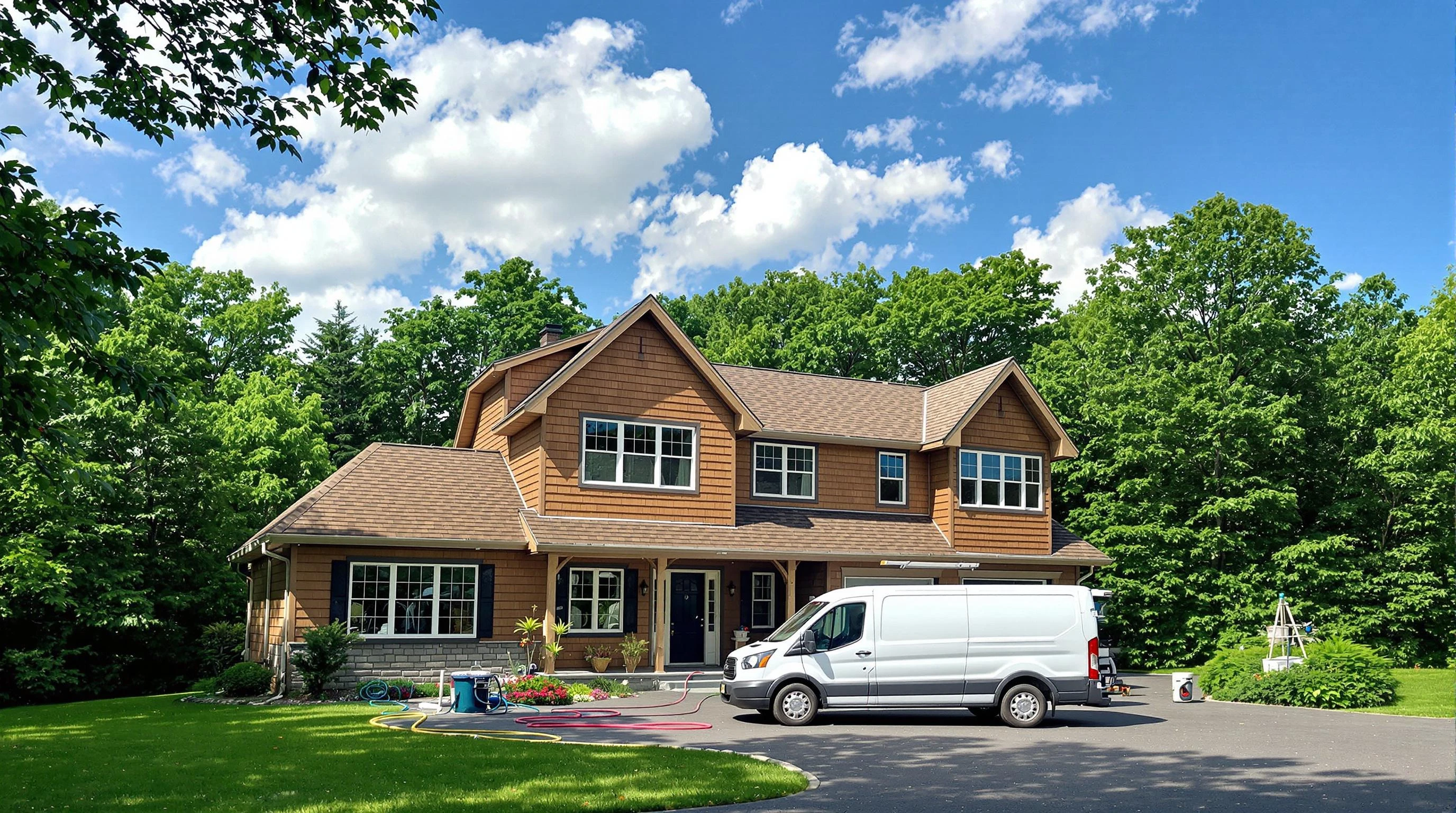 Glen Allen Air Duct Cleaning air duct cleaning crew working in East Highland Park, VA