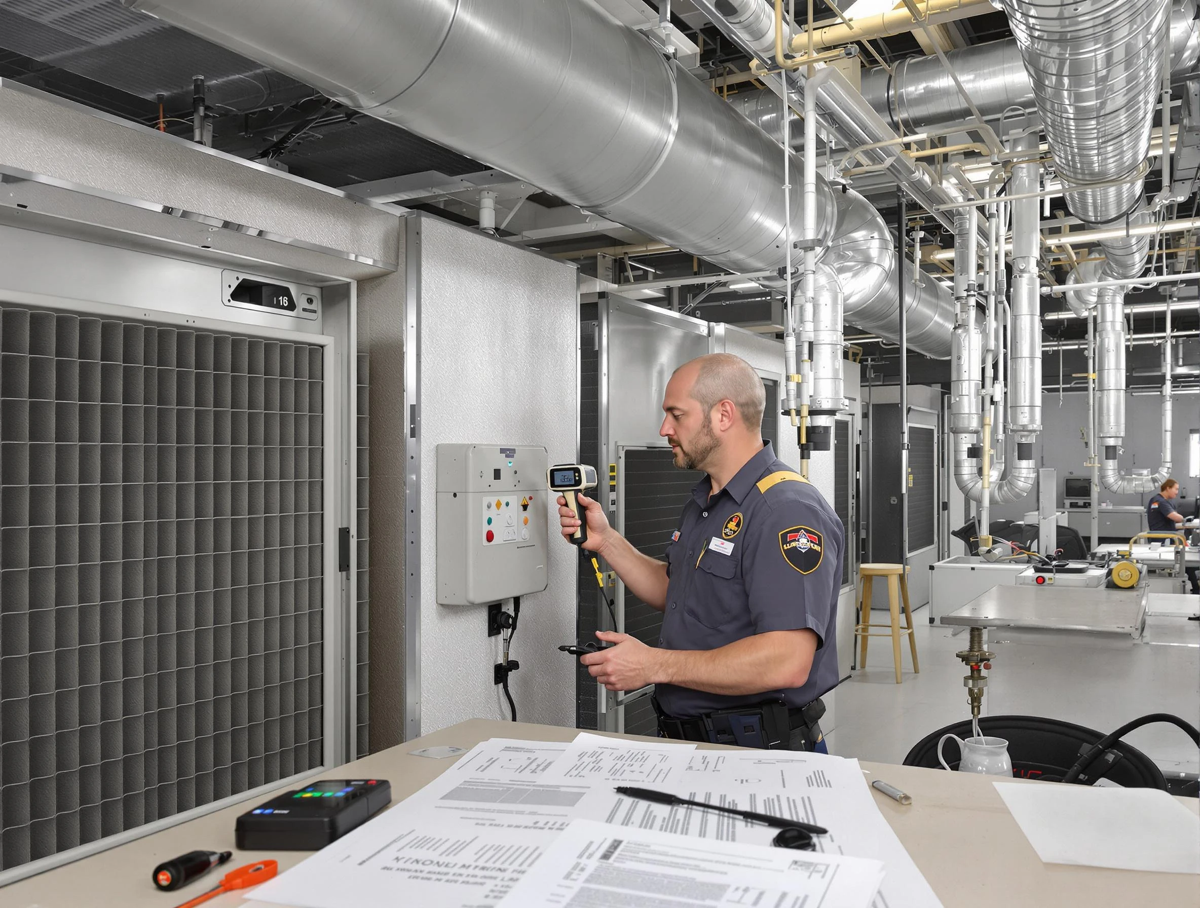 Professional filter system inspection by Glen Allen Air Duct Cleaning in Glen Allen